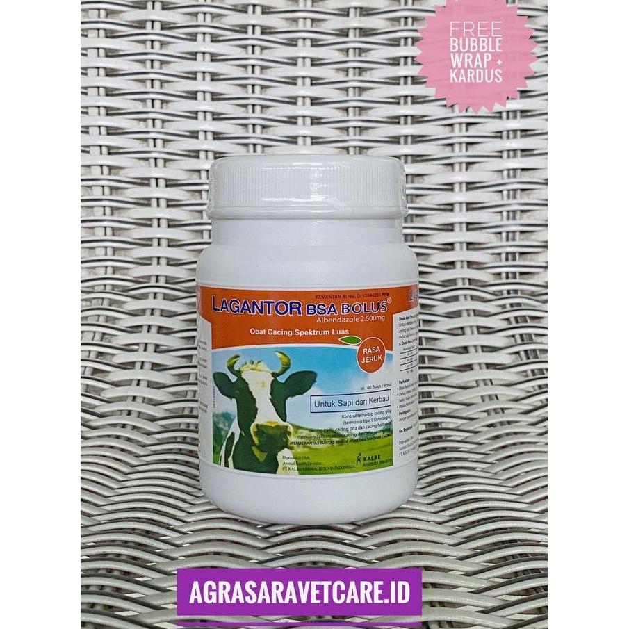 LAGANTOR BSA BOLUS ISI 40 BOLUS - AMPUH SEPERTI ALBENOL 2500 BOLUS