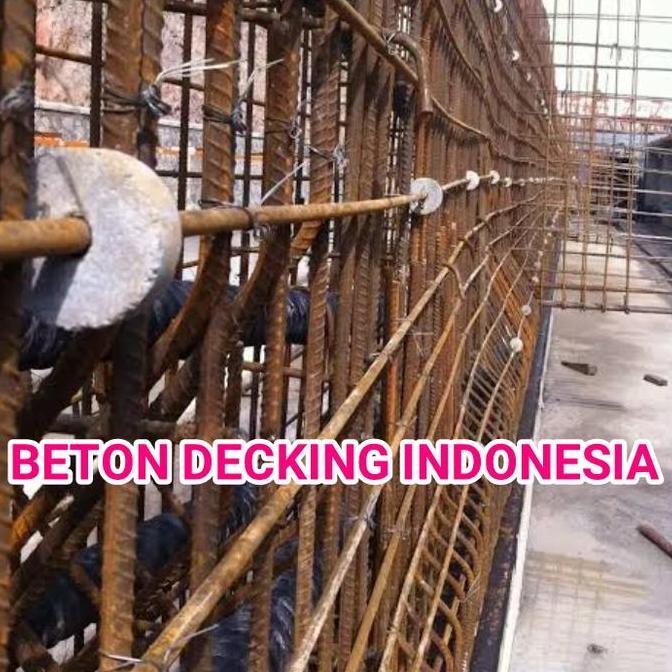 ECERAN - Beton Decking siap pakai BULAT - Tahu beton