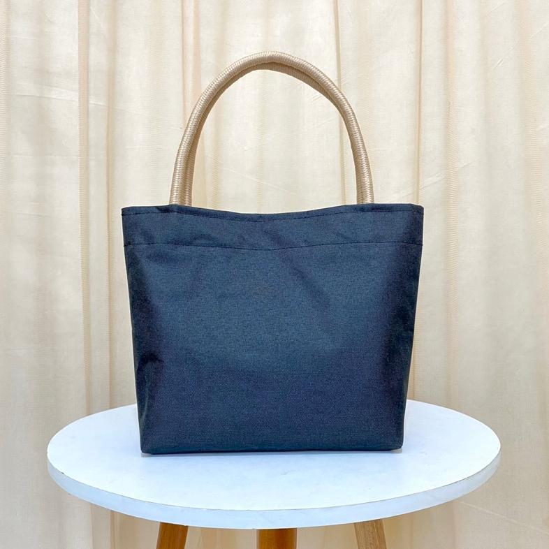Promo  Tas Jinjing Tali Sumbu Mini Handbag Kecil Tas Mukena Tas Tote Bahan Denim Tebal Anti Air