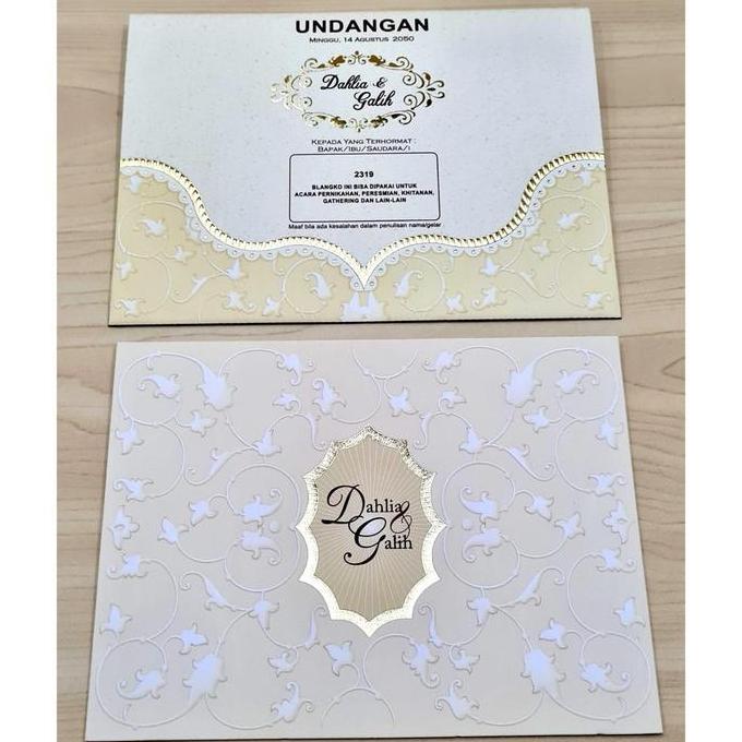Ready Blangko Kosong Undangan ERBA 2319 Isi 100 Lembar