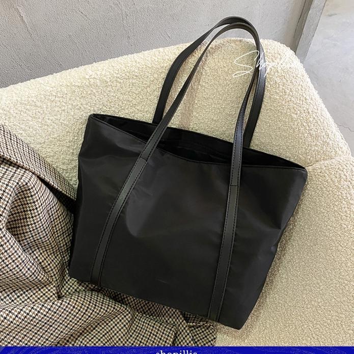 Grade Ori Totebag Nylon Wanita / Tas Kuliah Wanita / Tas Bahu Muat Banyak Hana By Shopillia