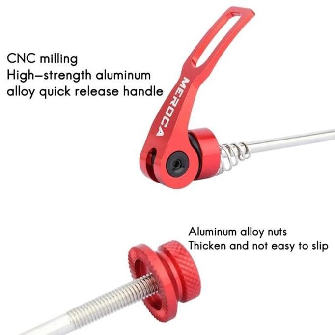 Meroca QR Quick Release Sepeda Hub Freehub As Skewer Free Hub Sepeda