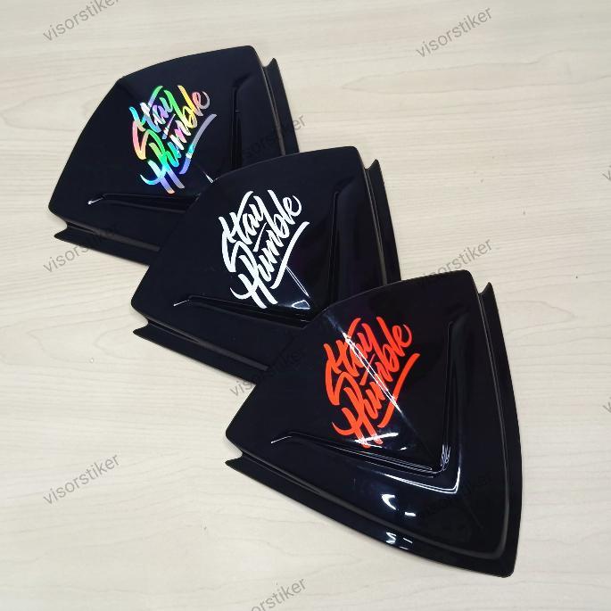 WARSIHLAPAK VISOR BEAT KARBU BEAT OLD MIO SPORTY MIO SOUL KARBU MIO M3 STIKER LOGO WINDSHIELD HONDA 