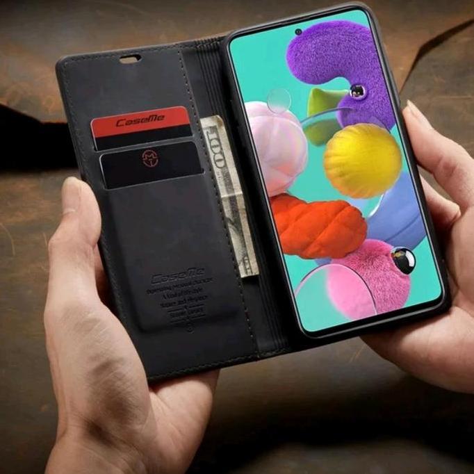 NEW CASE COMPATIBLE FOR SAMSUNG A51 / A31 FLIP WALLET LEATHER CASE COVER SARUNG DOMPET CASEME KULIT 
