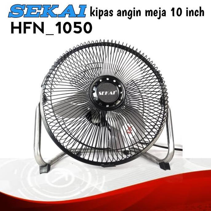 TERLARIS KIPAS ANGIN MEJA SEKAI10 INCH HFN-1050
