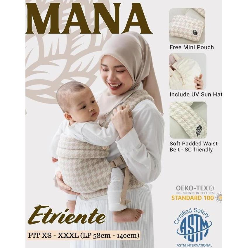 Mana Baby Carrier - Etreinte Series - Gendongan Bayi - Gift Box