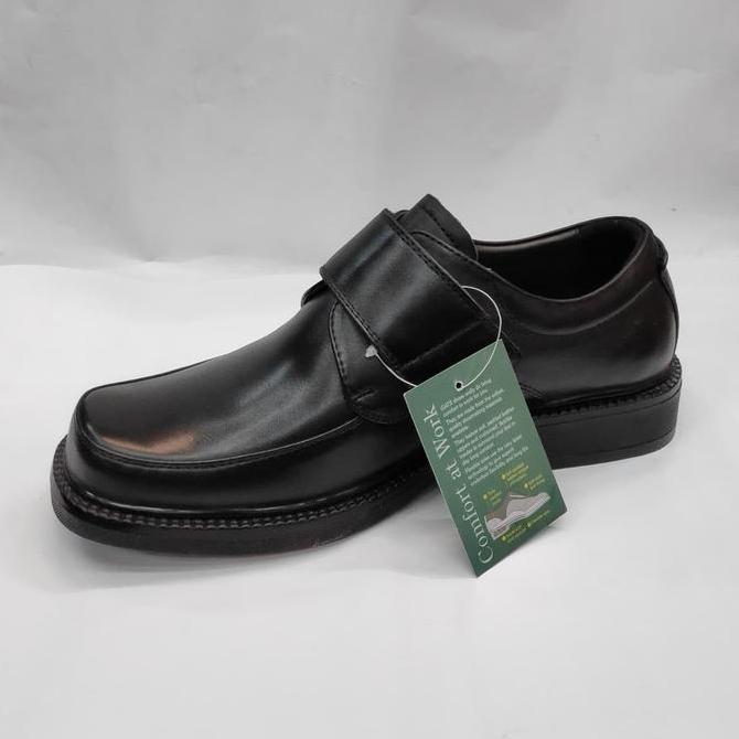 Sepatu kulit Gats RF8002 hitam sepatu pantofel pria original Kerja Shoes