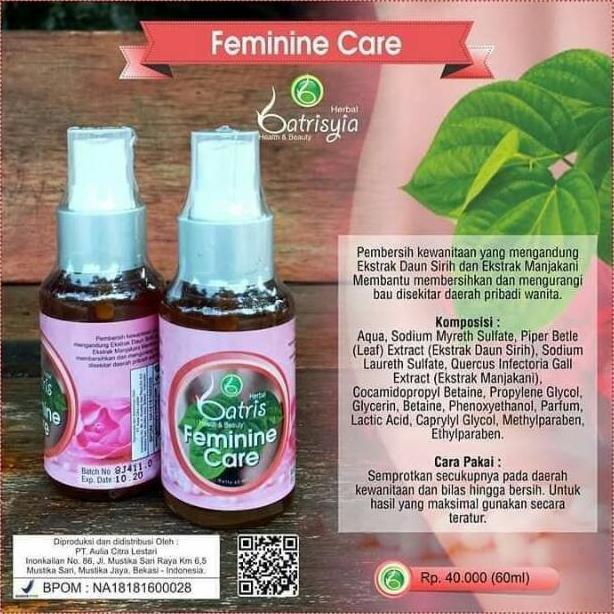 Terlaris Feminine Care Batrisyia Herbal