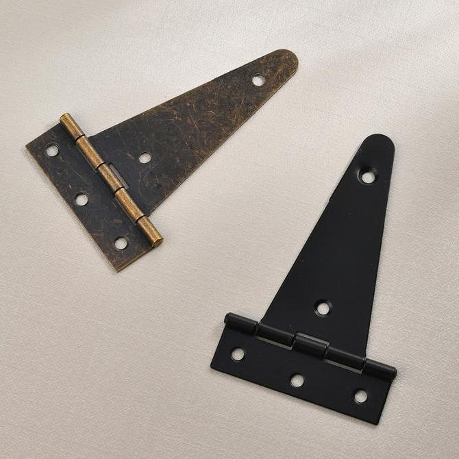 2Pcs Engsel Gudang T / Engsel Pintu Gerbang Garasi / Engsel Besi Gudang