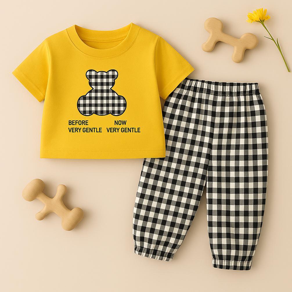 NEW DEALS Najwa - Setelan Anak Serli Terbaru / Setelan Anak Bear Tartan