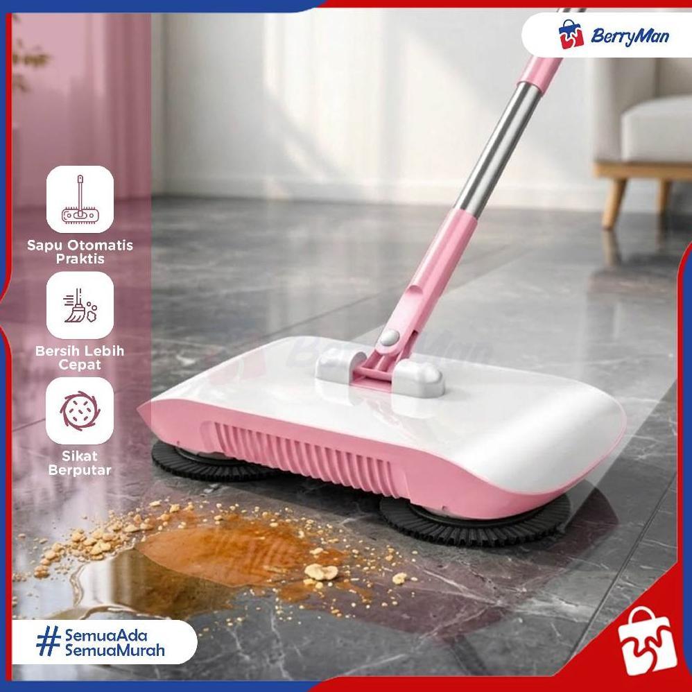 SAPU LANTAI OTOMATIS Ultra Broom Pembersih Debu Dorong Serbaguna