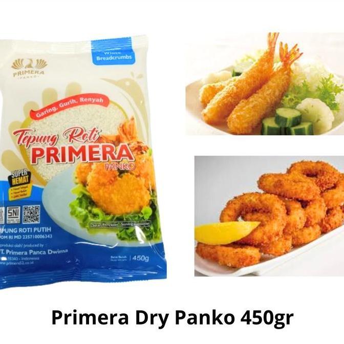 Ready [PBB] Primera Panko Ekono 500gr | Tepung Roti Putih | Panko Halus Crispy | Breadcrumbs Premium