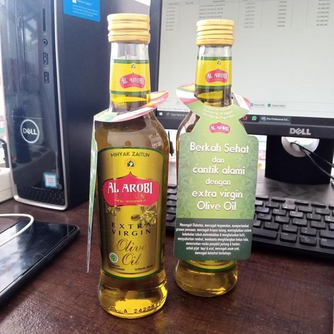 Ready Al Arobi Minyak Zaitun Extra Virgin 285ml - Minyak Zaitun Perawan Terbaik dari Tursina Mesir -
