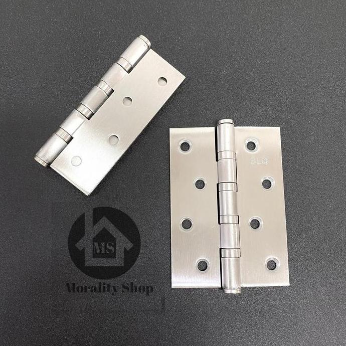 Engsel pintu erdos 4 inch / engsel jendela silver F27