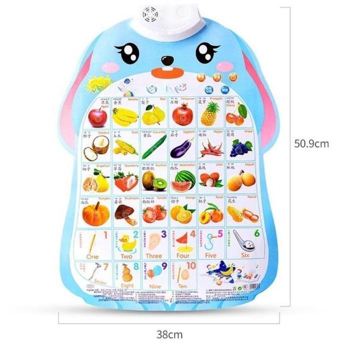 PARANE Stiker Dinding Fonik Bahasa Inggris Anak-anak. Poster Fonik Bahasa Inggris Anak-anak. Bagan D