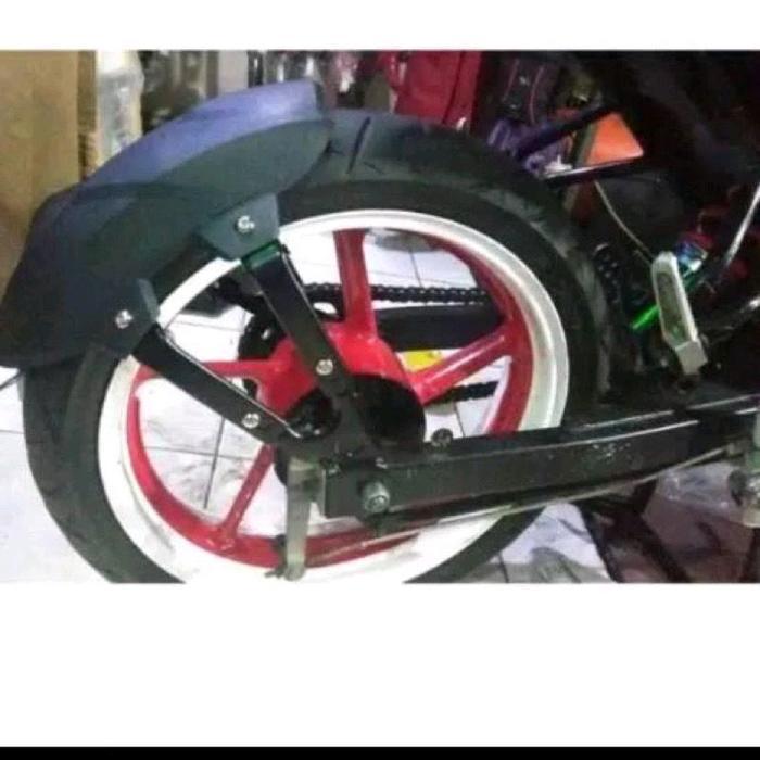 Mudguard Spakbor Kolong Belakang Penahan Lumpur Arm Kotak Motor Vixion Megapro Satria Fu Mx King 150