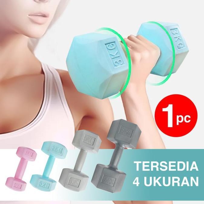 Dumbbell 1Kg / Barbel Mini / Barbel Wanita / Barbel - 1 Kilogram - 1 Pcs - Dumb001