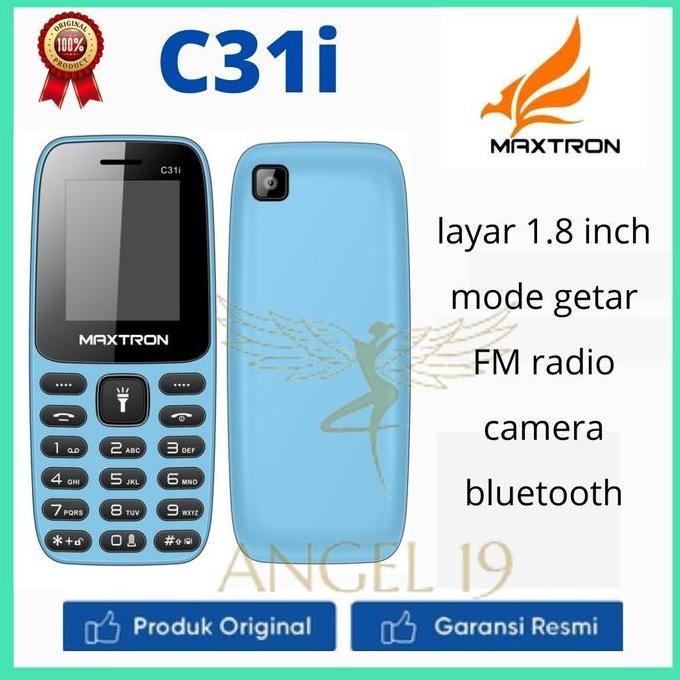 Gavanazz - HP MAXTRON C31i PRO HP CANDYBAR 1,8" DUAL SIM GSM HP MURAH GARANSI RESMI