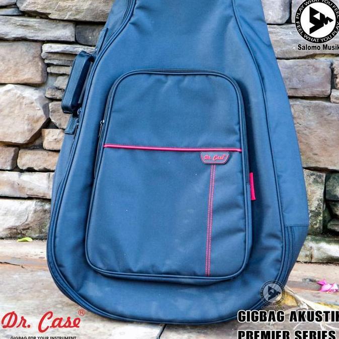 Dr Case Gigbag Gitar Akustik Acoustic Jumbo Premier Series Hitam Drps130