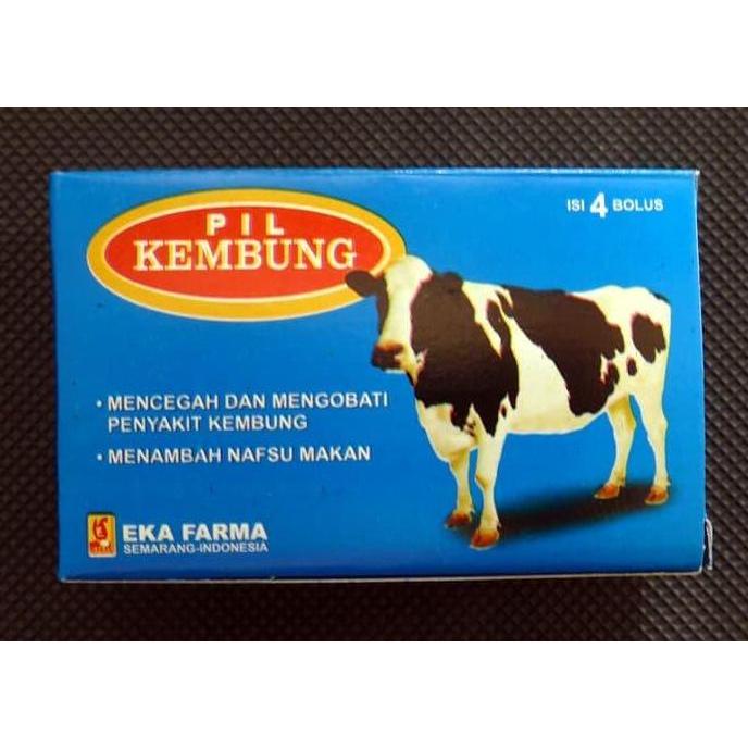 Obat Kembung Sapi Kambing & Domba / Ekafarma Pil Kembung 4pcs