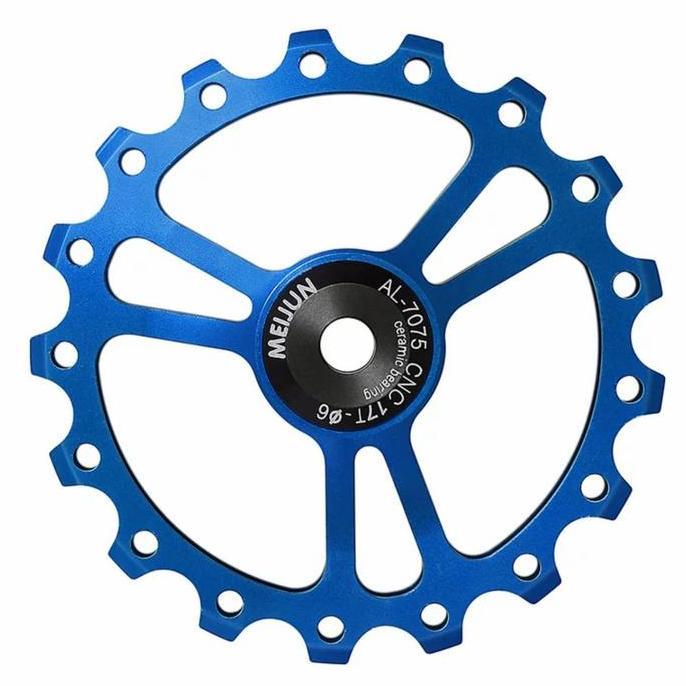 Meijun Pulley 17T Ceramic Bearing Pulley RD Sepeda Ceramic Oversize