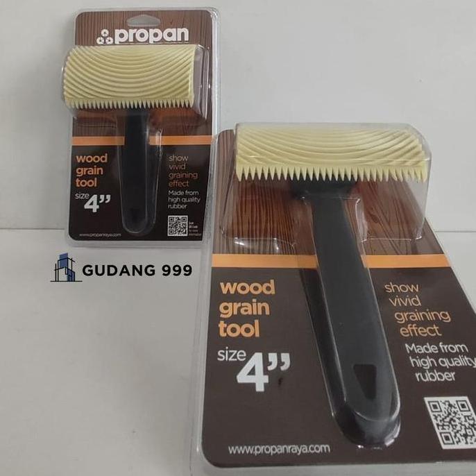 kuas motif kayu / kuas propan / wood grain rubber / kuas urat kayu