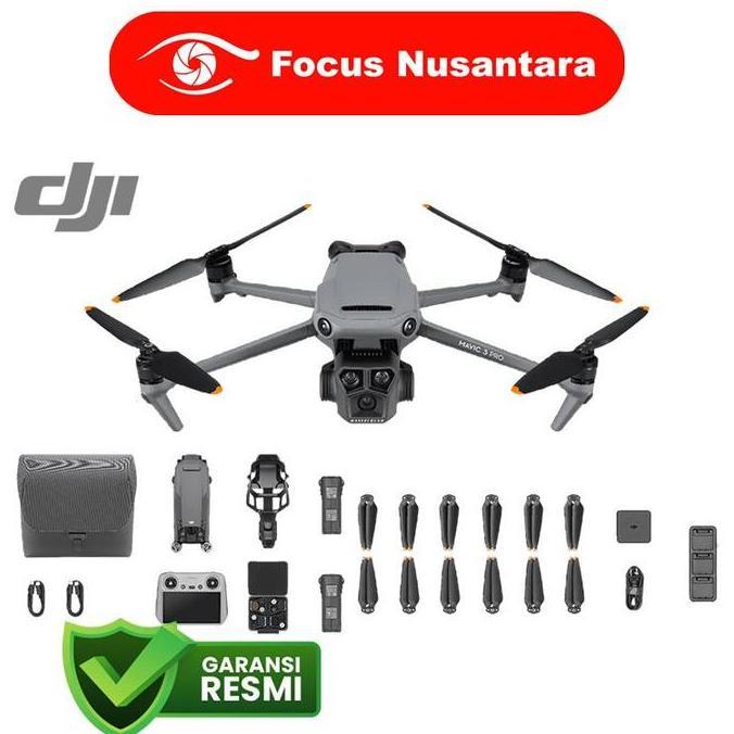Ready DJI MAVIC 3 PRO FLY MORE COMBO WITH RC REMOTE - DJI DRONE GARANSI RESMI