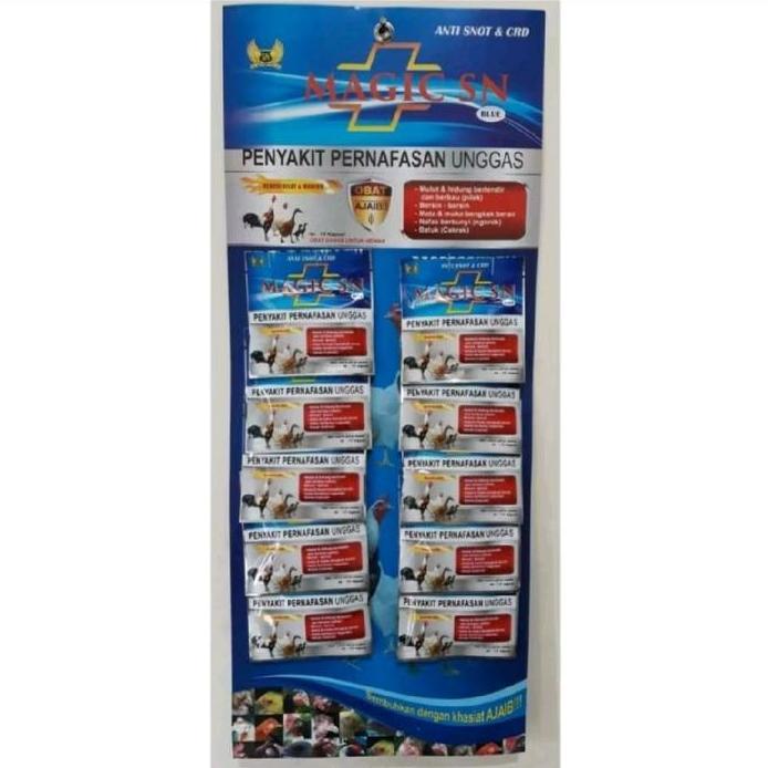 MAGIC SN BIRU ( 1 RENTENG 10 SACHET) MAGIC SN BLUE