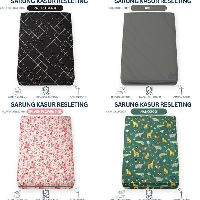 Sarung Kasur Busa Resleting 70x200x15 - Sprei Resleting 70x200x15 murah