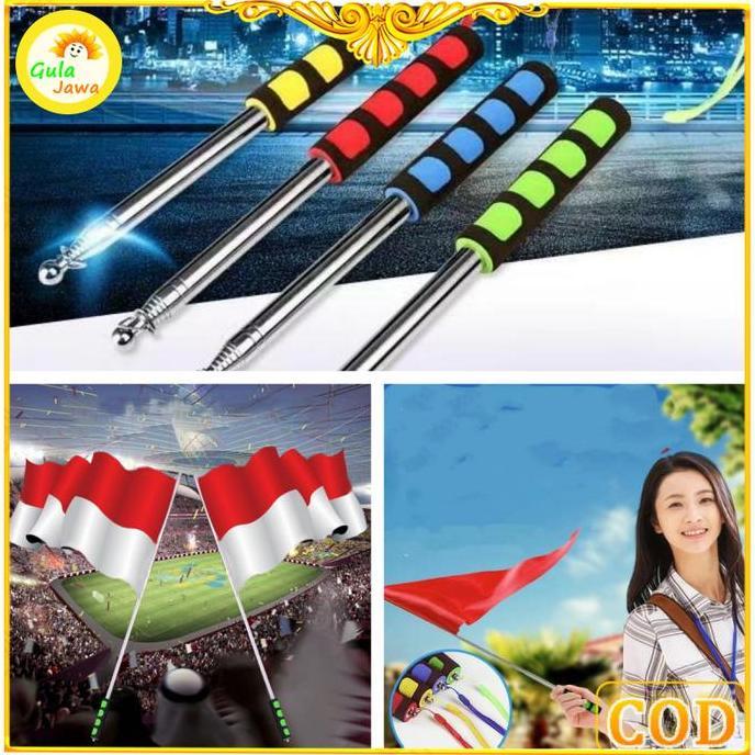 Tiang Bendera Teleskopik /Telescopic Pointer Stick/Tiang Bendera Tour