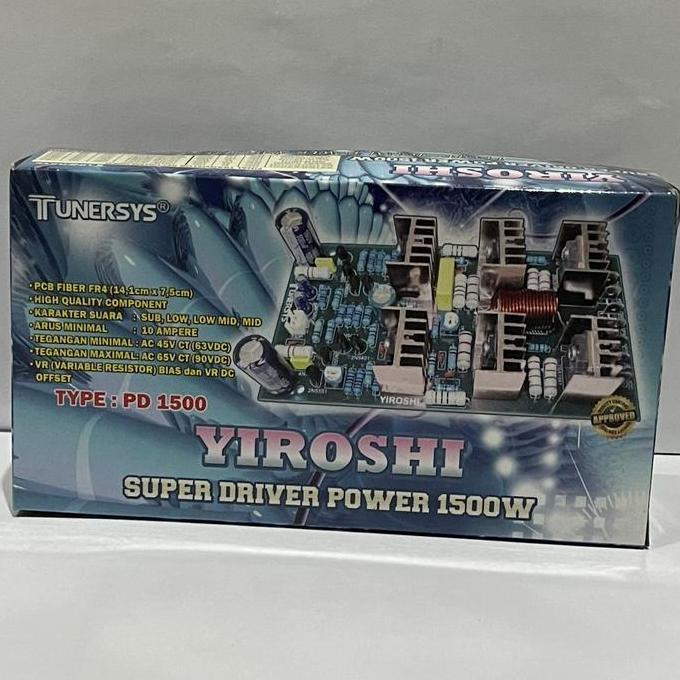 Best Seller Tunersys Yiroshi 1500 Watt Super Driver Power 1500Watt | Pd 1500 | Yirosi 1500 W