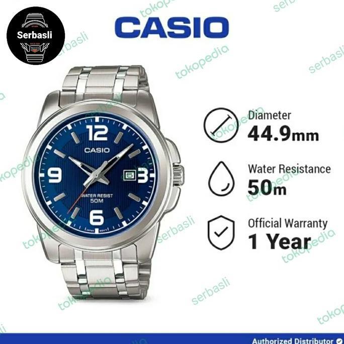 Casio Pria MTP1314D / MTP-1314D Original & Bergaransi