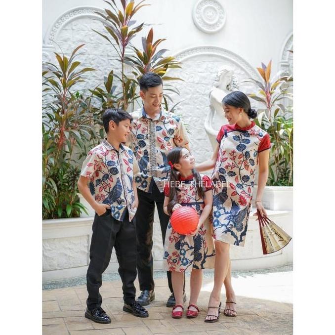 Akemi Batik Cheongsam - (Available Couple Adult & Kids ) Chinese New Year