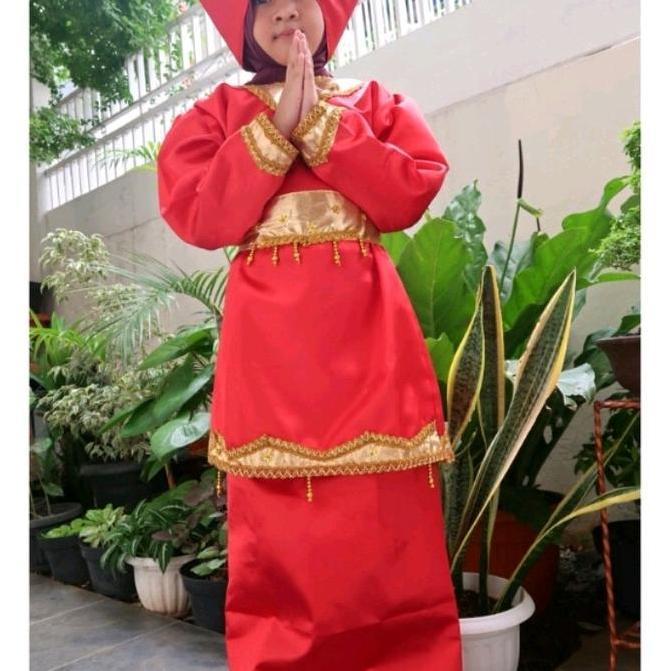 Baju Adat Anak Padang Perempuan Tk Sd / Baju Adat Minang
