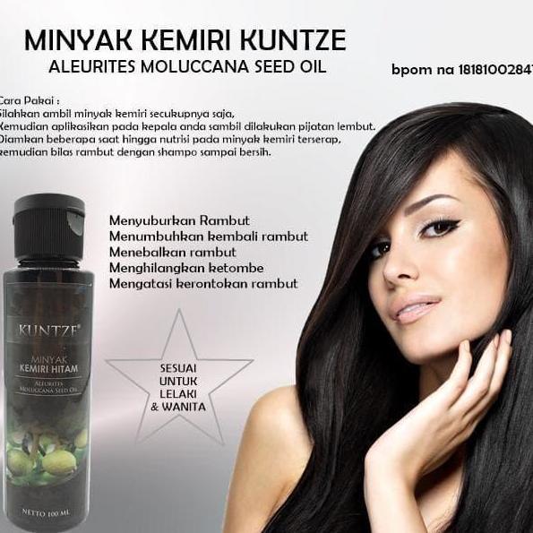 Go - Kuntze Minyak Kemiri Hitam Original Bpom 100Ml - Minyak Kemiri Kuntze