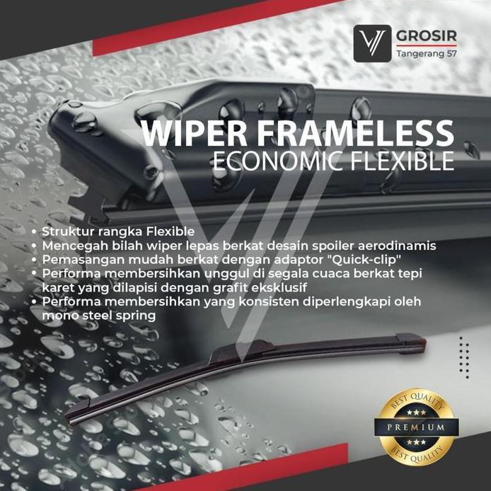 WIPER INNOVA REBORN FRAMELESS / WIPER FRAMELESS INNOVA REBORN 2 PCS