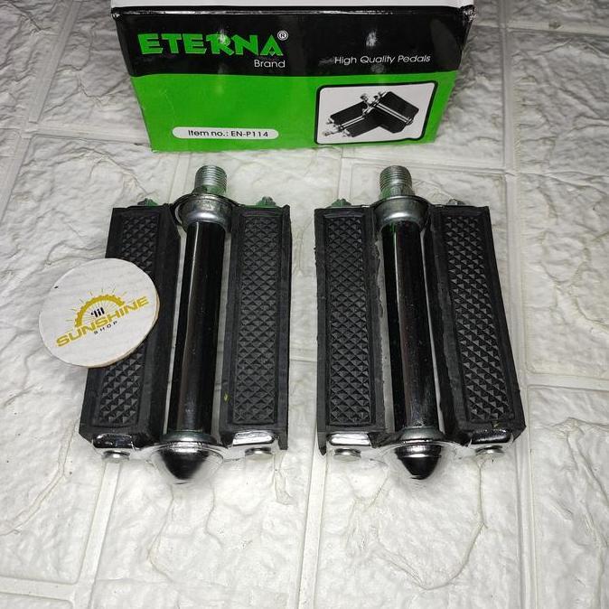 Pedal Karet ETERNA EN-P115 As Besar Untuk Sepeda Pancal Onthel Mini Phoenix Ontel Jengki Jadul