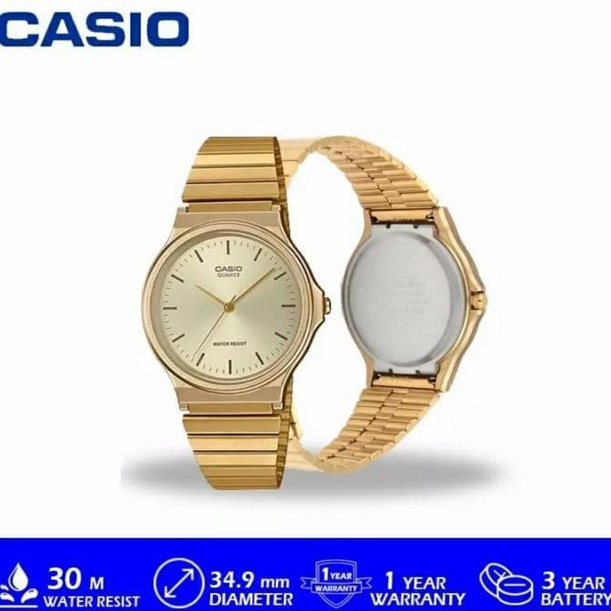 JAM CASIO UNISEX MQ24G / MQ-24G-9E ORIGINAL BERGARANSI