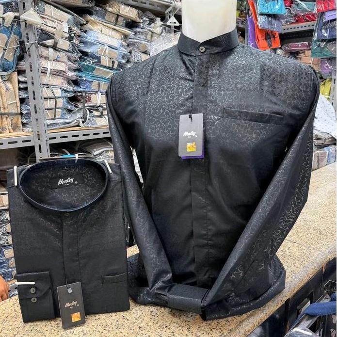 New Baju Koko dewasa Harley warna hitam