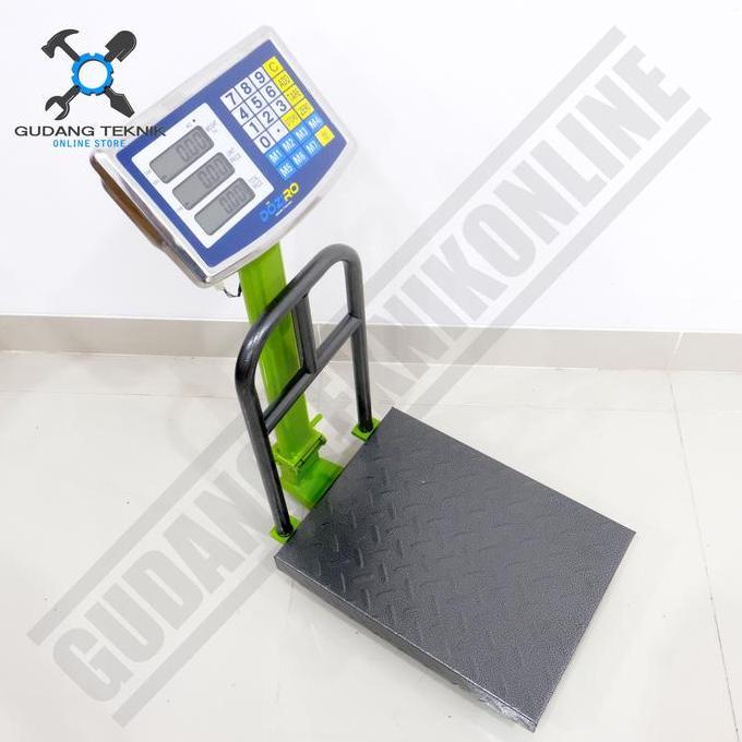 DELLINE Timbangan Duduk Digital Rail DOZIRO 120Kg Timbangan Digital Duduk