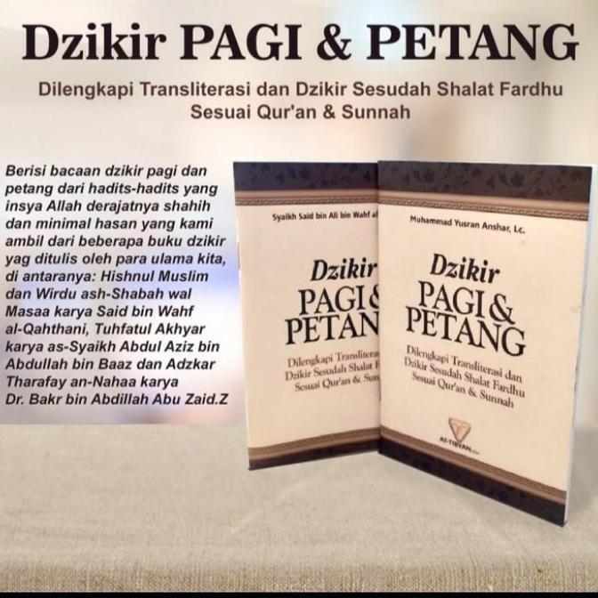 Buku Dzikir Pagi Petang Latin Dzikir Pagi Petang Transliterasi Saku