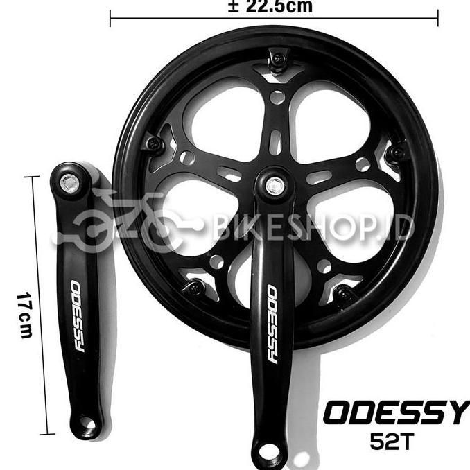 Gir Gear Crank Sepeda ODESSY 52T Single Lipat Minion Chainwheel