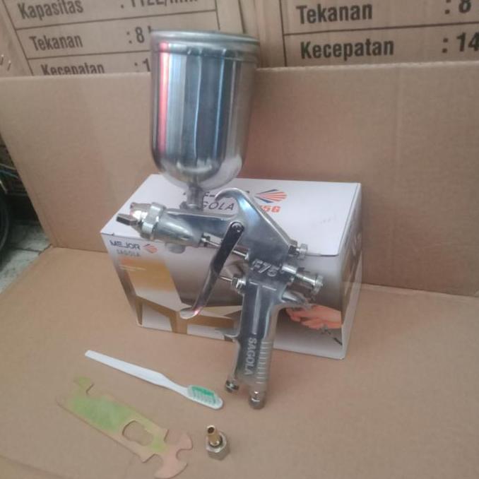 HATSUD SAGOLA Spray Gun F75G Tabung Atas Spray Cat SAGOLA F75G F75G
