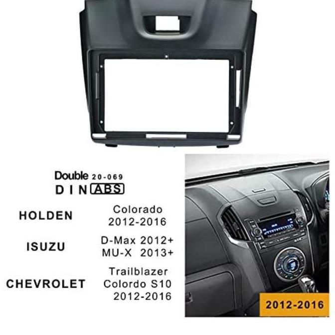 frame panel chevrolet colorado isuzu Dmax 2012 up 9 inchi android