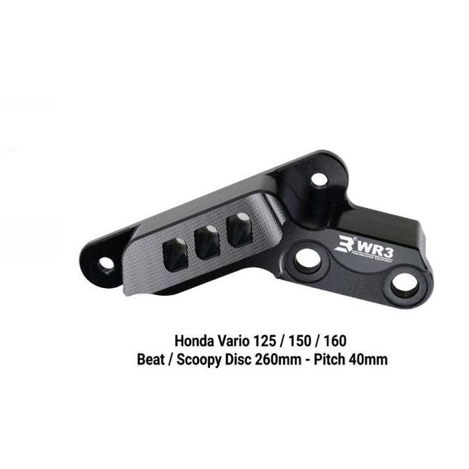 WR3 Bracket Kaliper Brembo 4 Piston 1p Depan Honda Beat Vario Scoopy