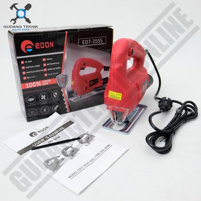 SAXTIL Jigsaw Edon ED7-3555 - Mesin Jig Saw Edon - Mesin Gergaji Triplek Jigsaw Edon ED7-3555 EDON