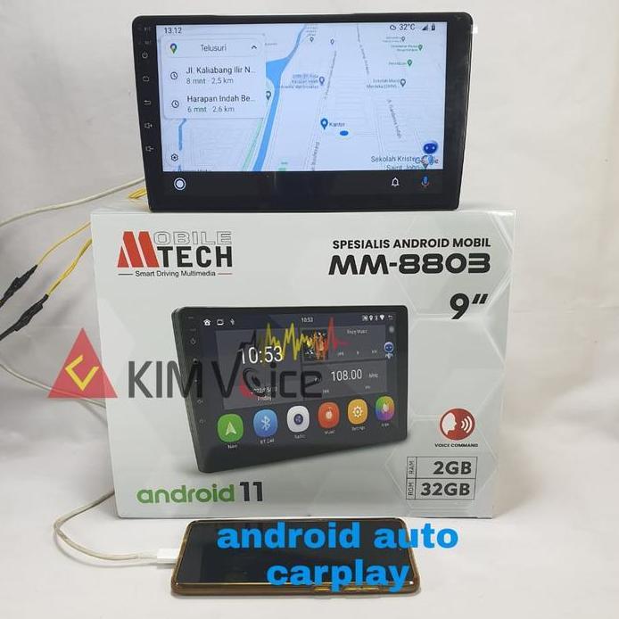 Head Unit Android 10 inch Mtech MM-8803 ips screen