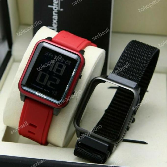 New ALEXANDRE CHRISTIE AC9344 AC 9344 DIGITAL FREE STRAP ORIGINAL