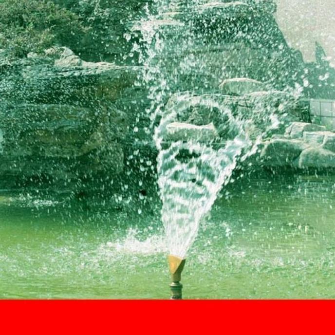 LEONAB 1/2" Dn15 3/4" Dn20 Nosel Air Mancur Bentuk Kipas Kepala Nozzle Kolam Air Mancur Fountain Pon