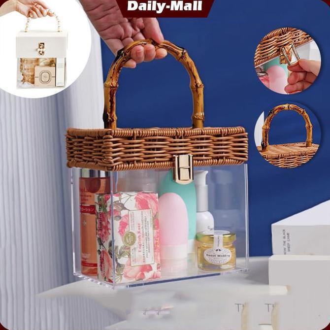 ZASSAT Tas Kotak Hampers Permen Pernikahan /  Tas Untuk Hampers Natal / Hampers Bag Akrilik